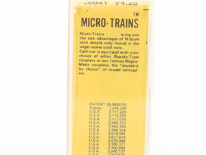 N Scale Micro-Trains/Kadee 46041 DRGW Rio Grande 50' Gondola #56107 Weathered