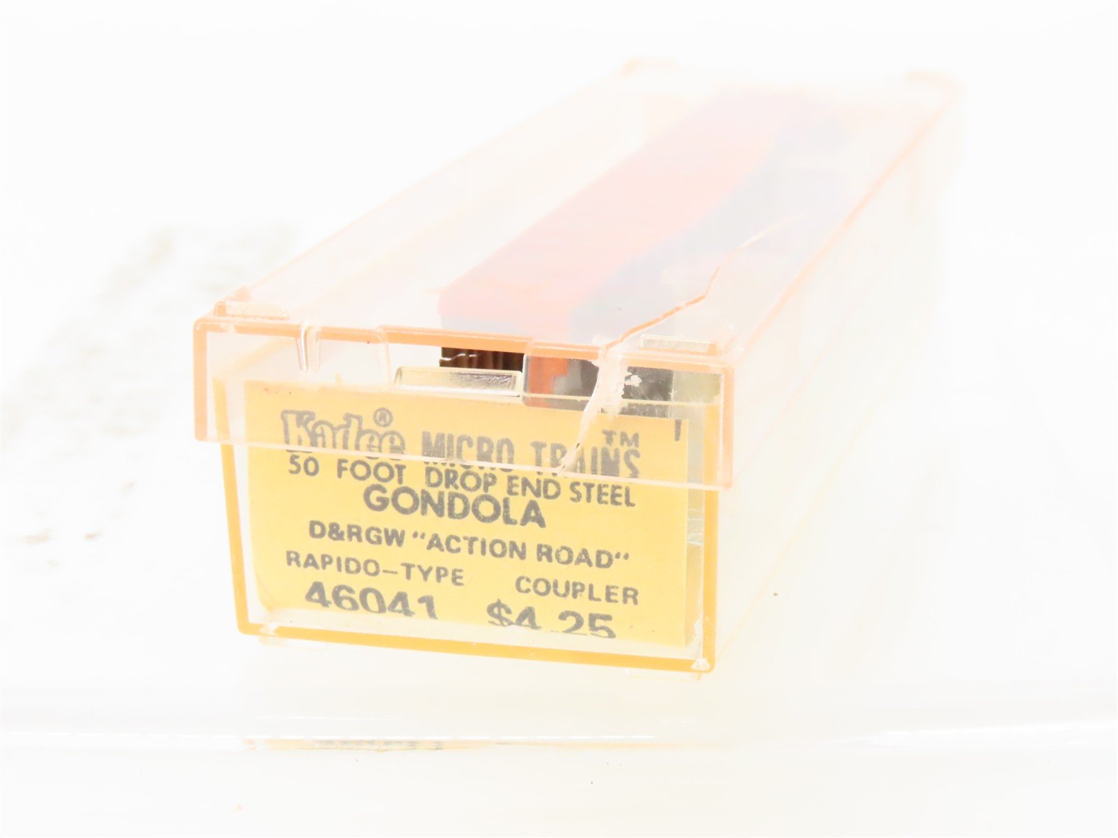 N Scale Micro-Trains/Kadee 46041 DRGW Rio Grande 50' Gondola #56107 Weathered