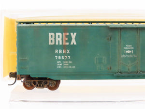 N Micro-Trains/Kadee 32507-1 BREX /RBBX Leasing 50' Boxcar #79577 Weathered