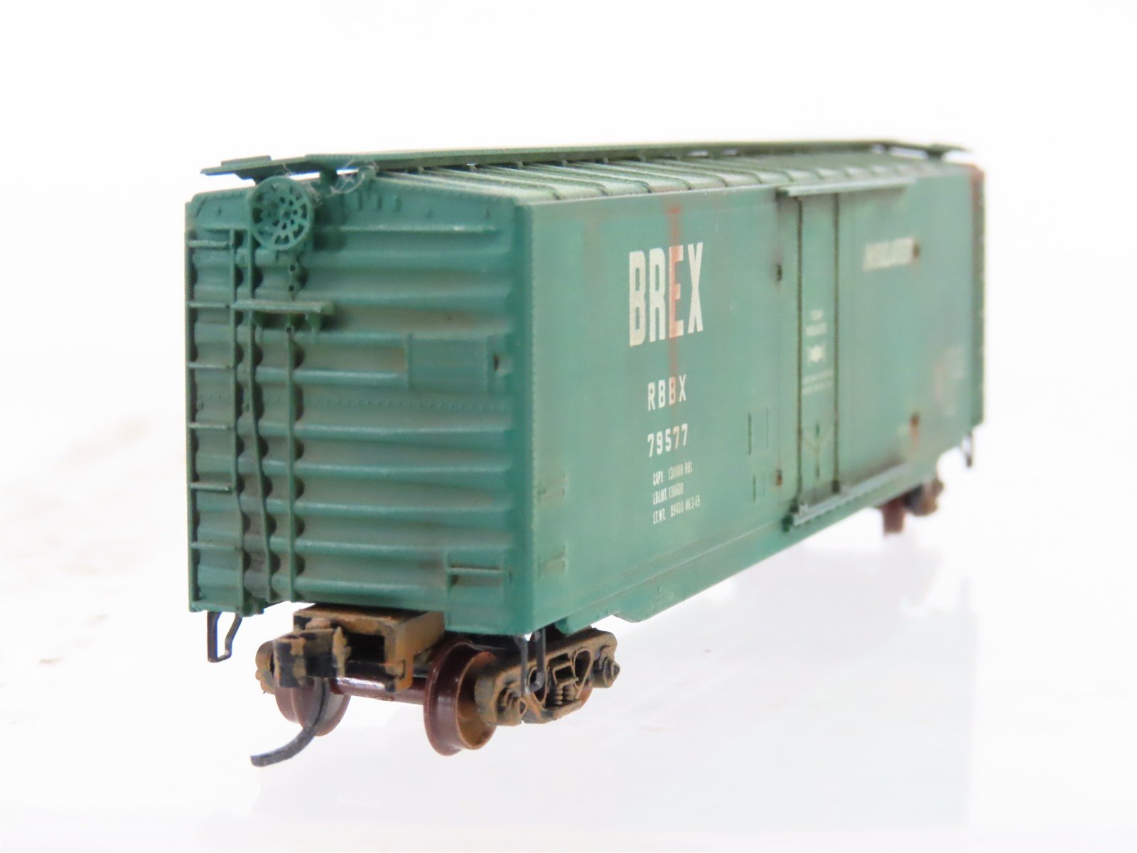 N Micro-Trains/Kadee 32507-1 BREX /RBBX Leasing 50' Boxcar #79577 Weathered