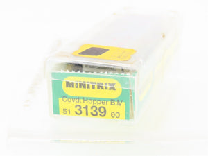 N Scale Minitrix 51313900 SP Southern Pacific 3-Bay Hopper #400469 Weathered