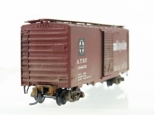 N Scale Micro-Trains/Kadee ATSF Santa Fe 40' Boxcar #144432 Weathered