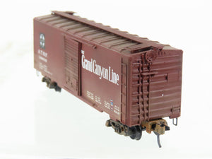 N Scale Micro-Trains/Kadee ATSF Santa Fe 40' Boxcar #144432 Weathered