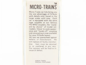N Scale Micro-Trains 34105 DRGW Rio Grande 50' Boxcar #66625 Weathered