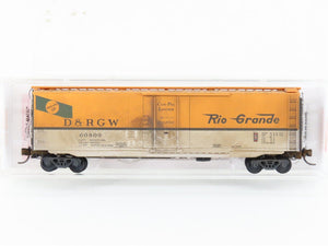 N Scale Micro-Trains MTL 03200222 DRGW Rio Grande 50' Boxcar #60809 Weathered