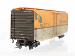 N Scale Micro-Trains MTL 03200222 DRGW Rio Grande 50' Boxcar #60809 Weathered