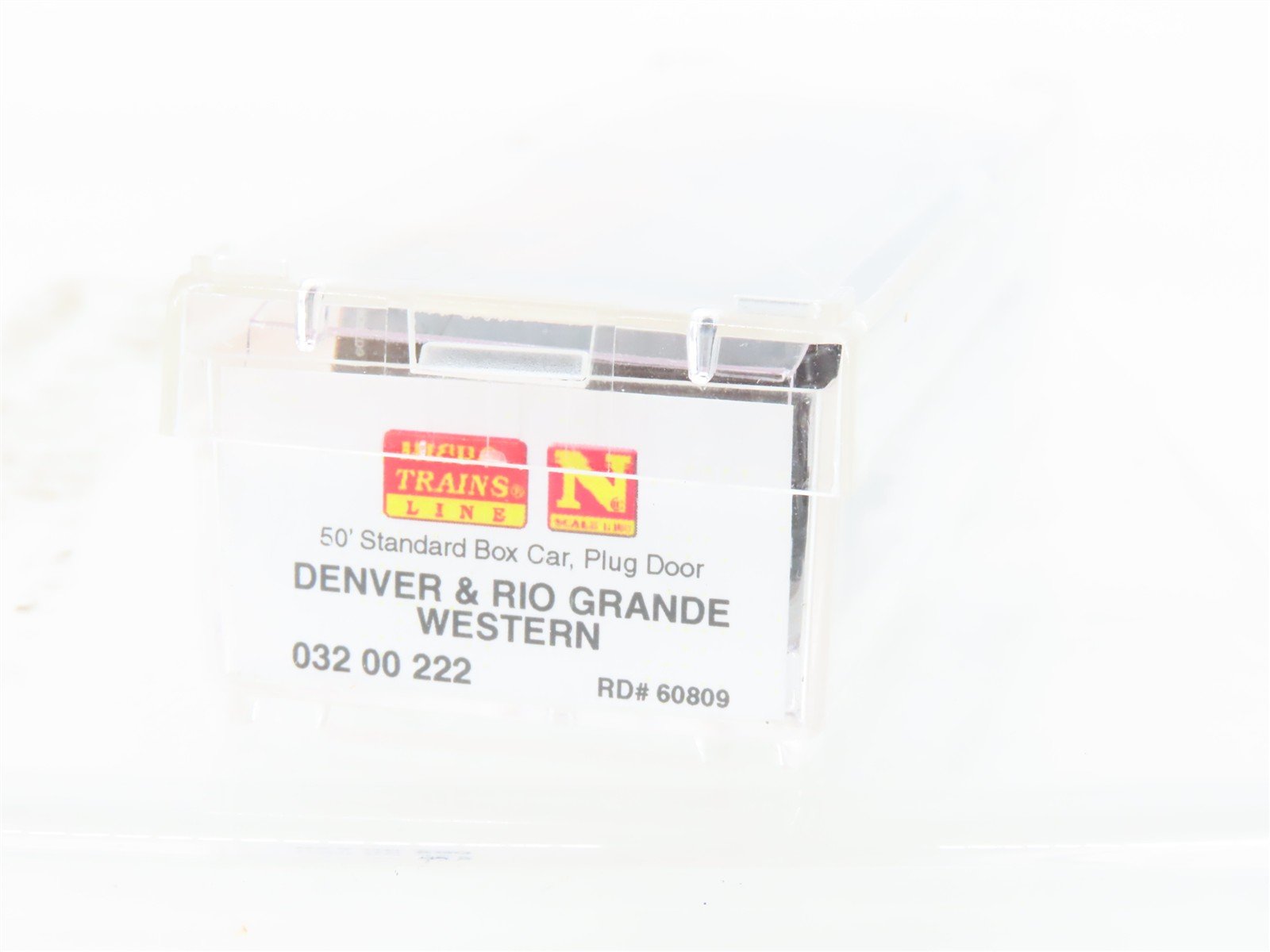 N Scale Micro-Trains MTL 03200222 DRGW Rio Grande 50' Boxcar #60809 Weathered