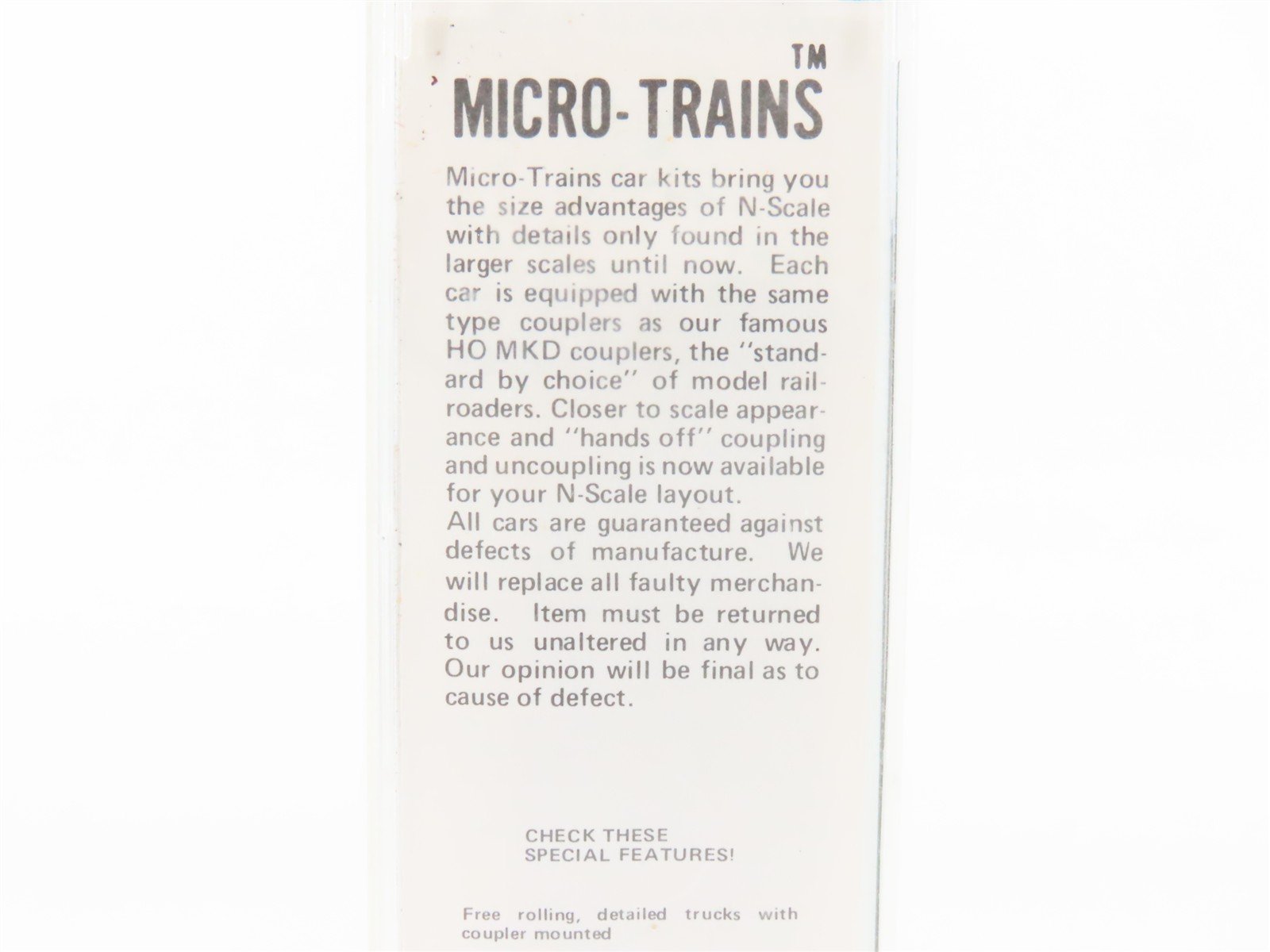 N Micro-Trains/Kadee SSW Cotton Belt 40' Boxcar #46435 Weathered