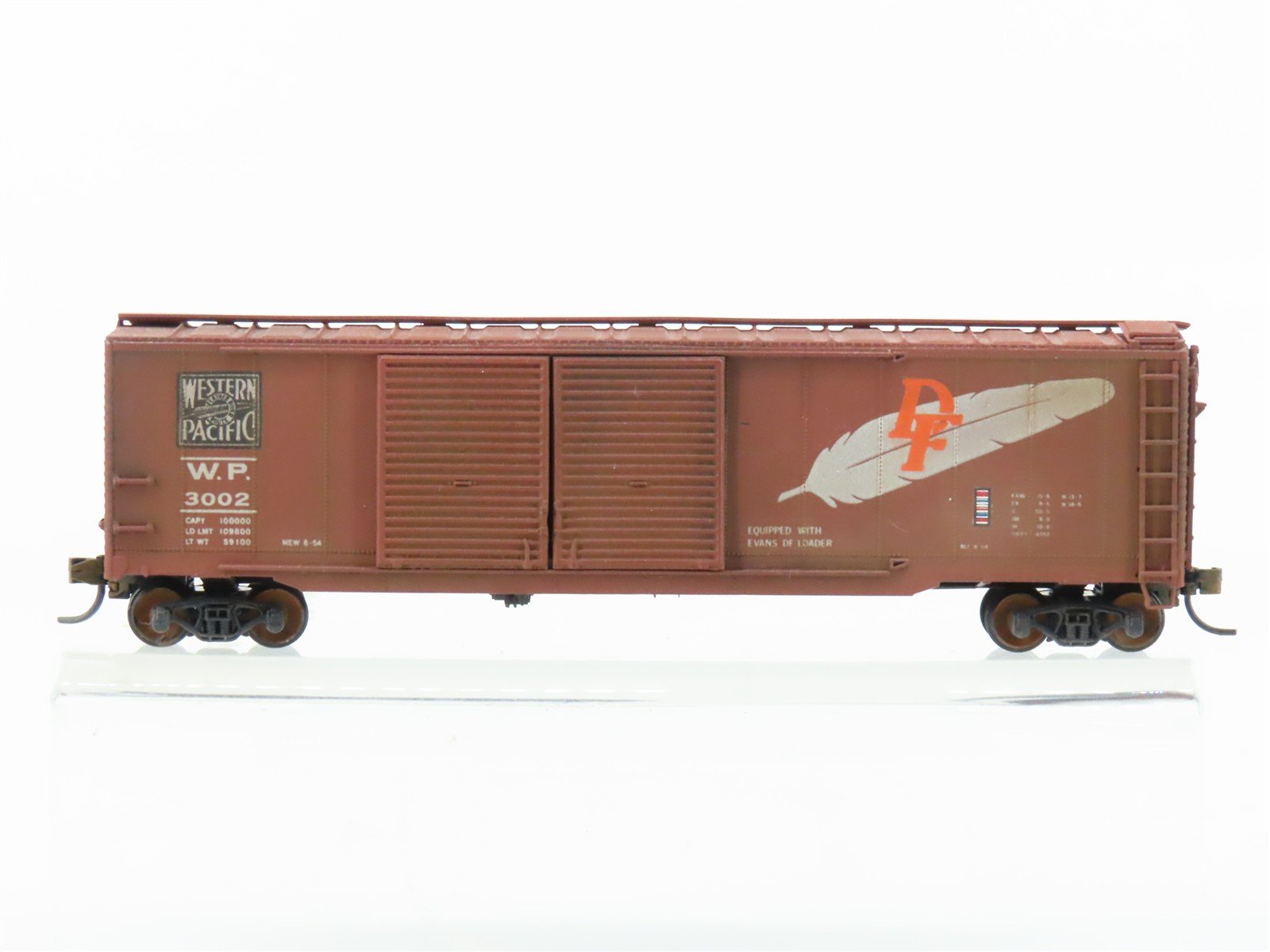 N Scale Intermountain 65604-13 WP Western Pacific 50' Boxcar #3002 Weathered