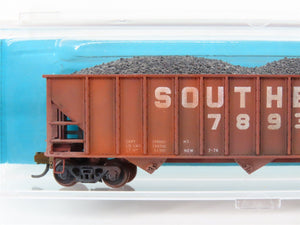 N Scale Atlas 3272 Southern 3-Bay Open Hopper #78932 wLoad Weathered