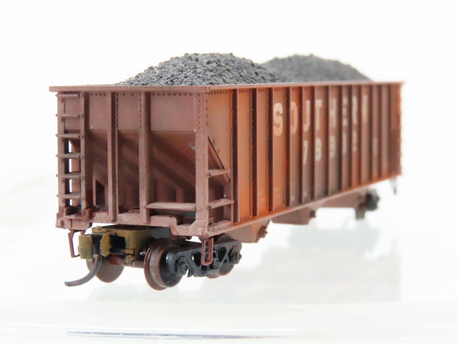 N Scale Atlas 3272 Southern 3-Bay Open Hopper #78932 wLoad Weathered