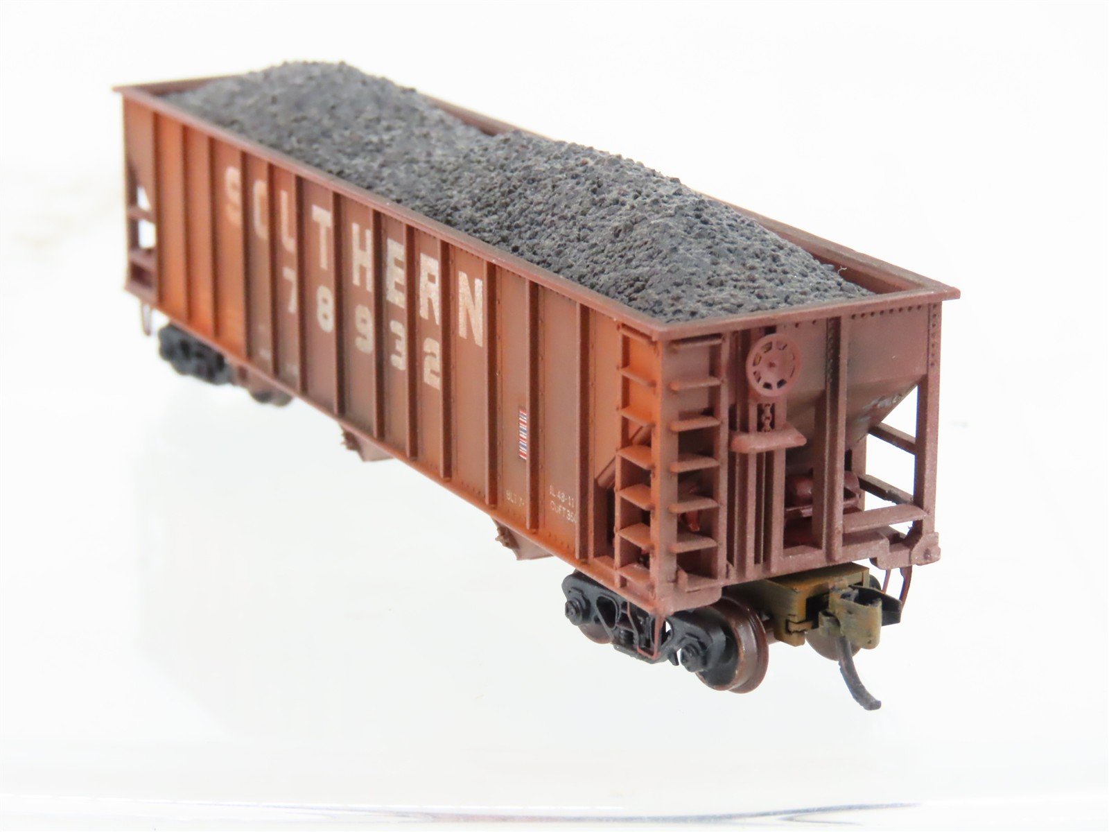 N Scale Atlas 3272 Southern 3-Bay Open Hopper #78932 wLoad Weathered