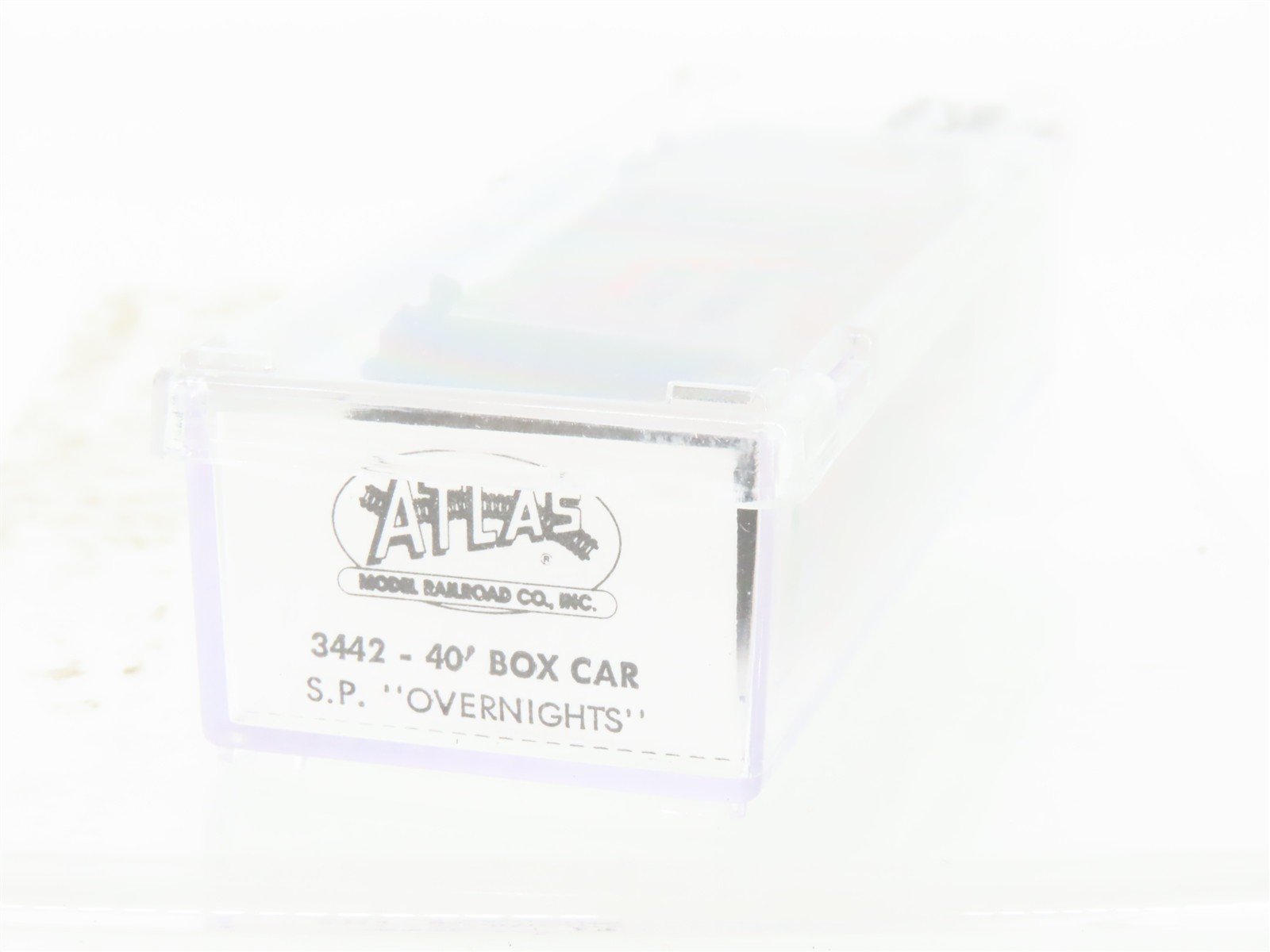 N Scale Atlas 3442 SP Southern Pacific 40' Boxcar #16034 Weathered