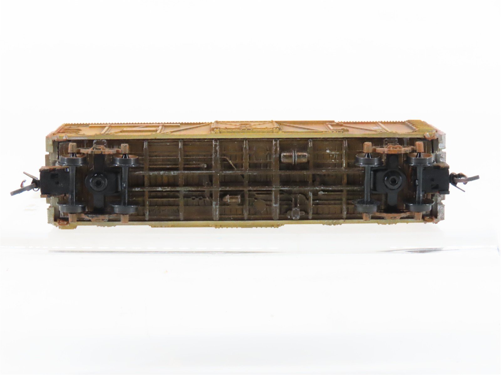 N Scale Con-Cor UP Union Pacific 40' Stock Car #47834 Weathered