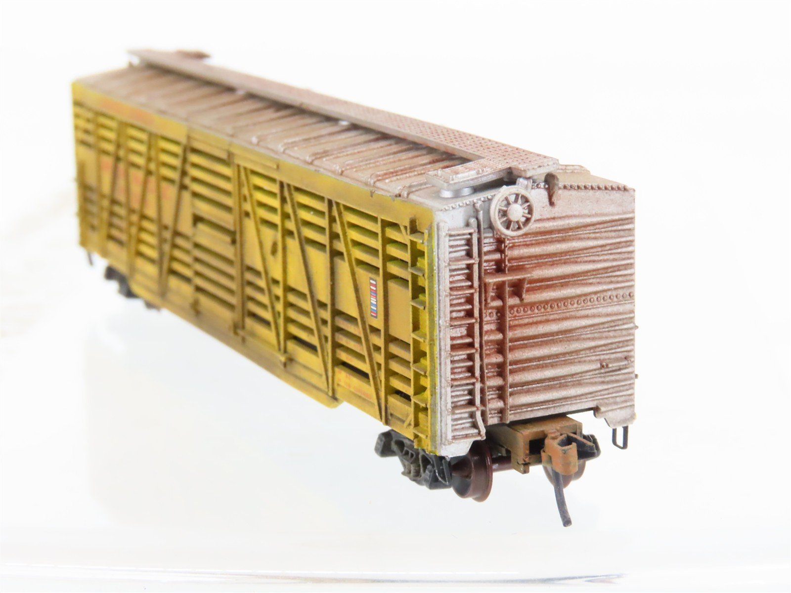 N Scale Atlas 3543 UP Union Pacific 50' Stock Car #40356 Weathered