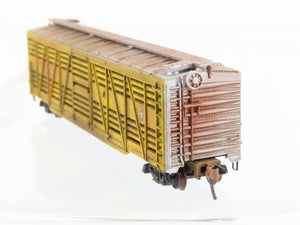 N Scale Atlas 3543 UP Union Pacific 50' Stock Car #40356 Weathered
