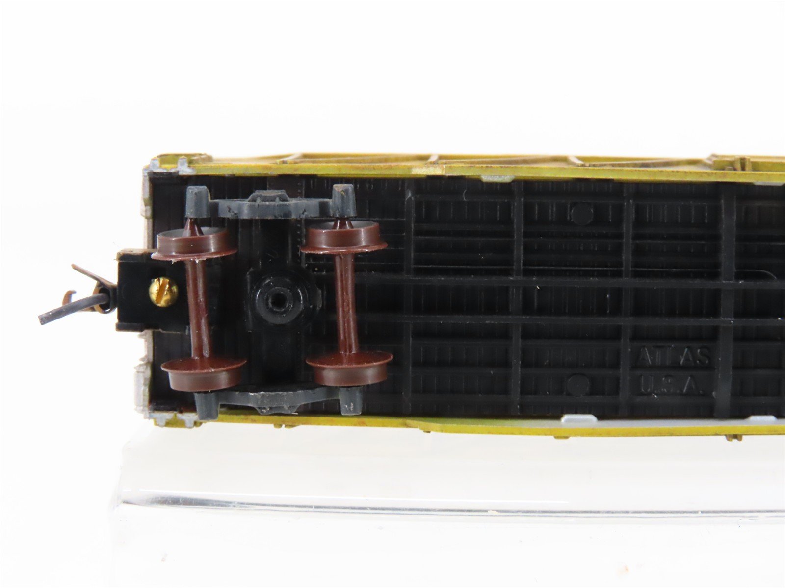N Scale Atlas 3543 UP Union Pacific 50' Stock Car #40356 Weathered