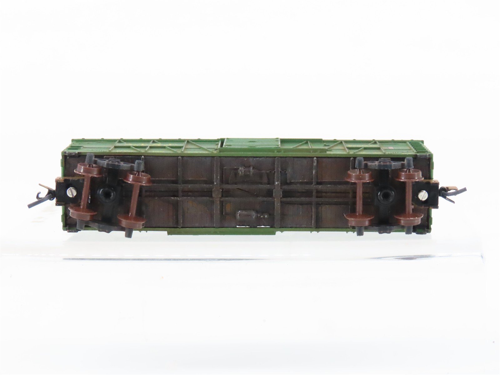 N Micro-Trains/Kadee Blue Label 35074 ATSF 40' Stock Car #68642 Weathered