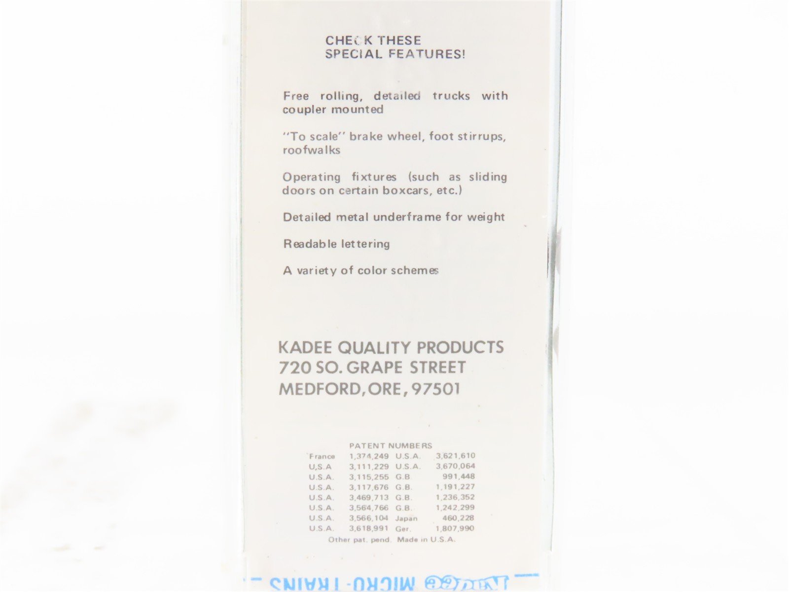 N Micro-Trains/Kadee Blue Label 35074 ATSF 40' Stock Car #68642 Weathered