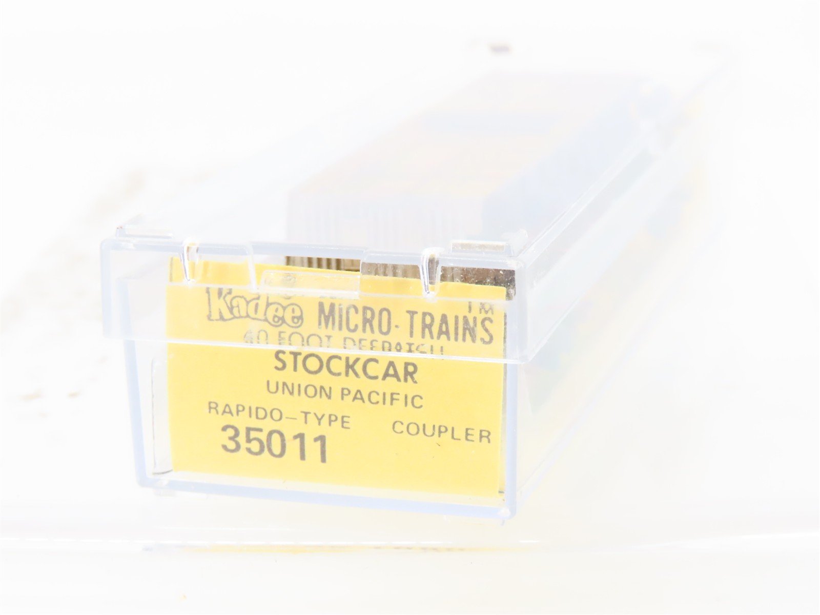 N Scale Micro-Trains/Kadee 35011 UP Union Pacific 40' Stock Car #47999 Weathered