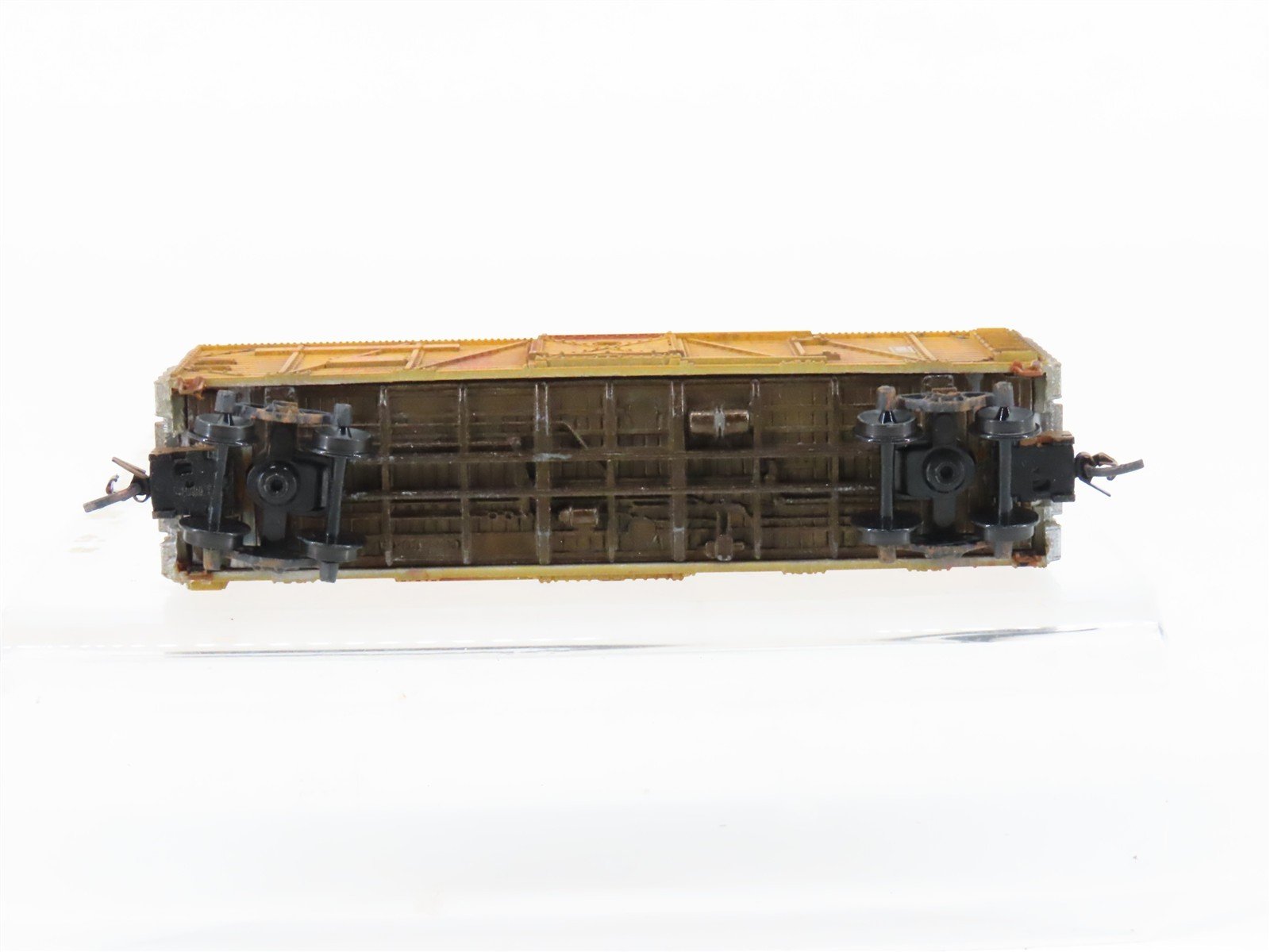 N Scale Con-Cor UP Union Pacific 40' Stock Car #47845 Weathered