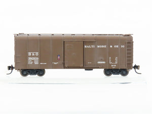 N Scale B&O Baltimore & Ohio 40' Boxcar #380934 Weathered
