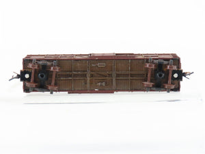 N Micro-Trains/Kadee Blue Label 35077 ATSF 40' Stock Car #50632 Weathered