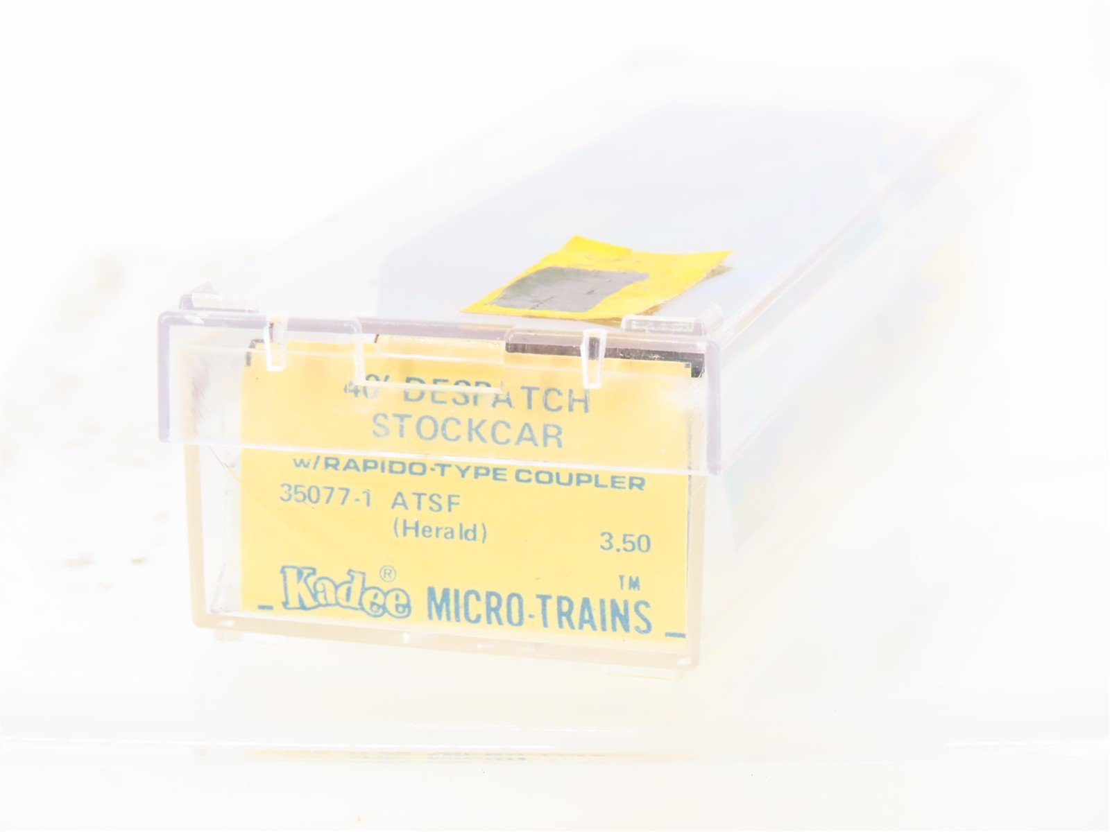 N Micro-Trains/Kadee Blue Label 35077 ATSF 40' Stock Car #50632 Weathered