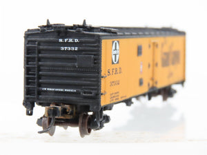 N Scale Athearn RTR 11565 ATSF Santa Fe 50' Ice Bunker #37332 Weathered