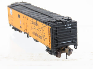 N Scale Athearn RTR 11565 ATSF Santa Fe 50' Ice Bunker #37332 Weathered