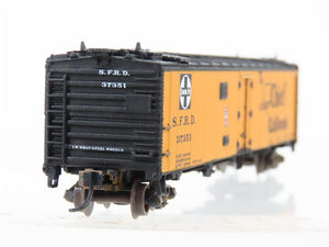 N Scale Athearn RTR 11575 SFRD Santa Fe 50' Ice Bunker #37351 Weathered