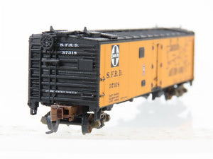 N Scale Athearn RTR 11569 SFRD Santa Fe 50' Ice Bunker #37318 Weathered