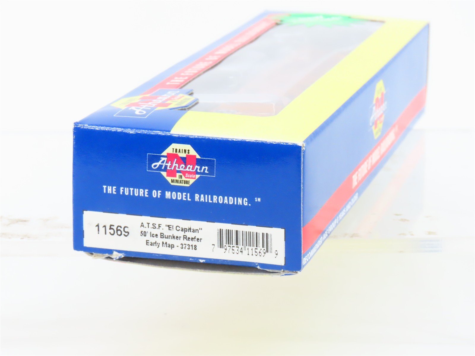 N Scale Athearn RTR 11569 SFRD Santa Fe 50' Ice Bunker #37318 Weathered