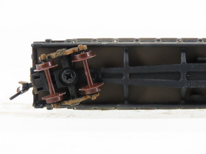 N Scale Athearn RTR 10848 NP Northern Pacific 53' Flatcar #62929 wLoad Weathered