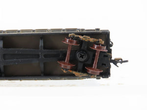 N Scale Athearn RTR 10848 NP Northern Pacific 53' Flatcar #62929 wLoad Weathered