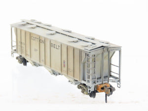 N Scale Athearn RTR 11426 SSW Cotton Belt 3-Bay Covered Hopper #76111 Weathered