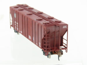 N Scale BLMA 11083 ATSF Santa Fe 3-Bay Covered Hopper #301701 Weathered