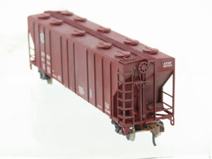 N Scale BLMA 11083 ATSF Santa Fe 3-Bay Covered Hopper #301701 Weathered