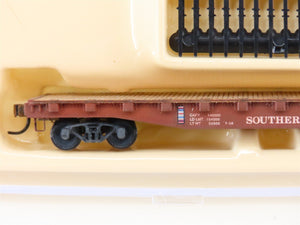 N Scale Atlas 38111 Southern 50' Flatcar wStakes #51861 Weathered