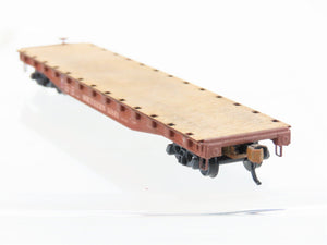 N Scale Atlas 38111 Southern 50' Flatcar wStakes #51861 Weathered