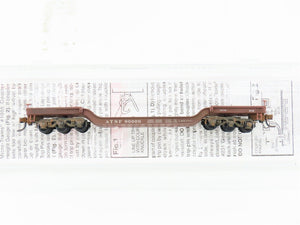 N Scale Micro-Trains MTL 109040 ATSF Depressed Center Flatcar #90000 Weathered