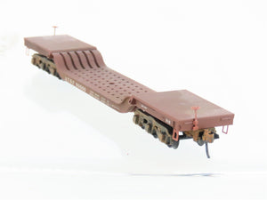 N Scale Micro-Trains MTL 109040 ATSF Depressed Center Flatcar #90000 Weathered