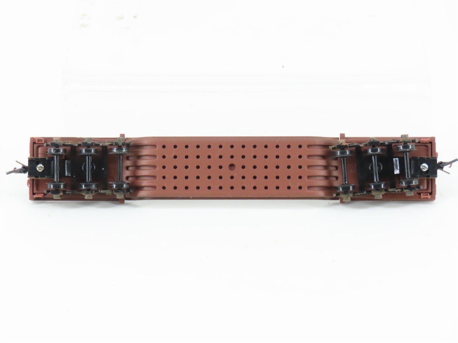 N Scale Micro-Trains MTL 109040 ATSF Depressed Center Flatcar #90000 Weathered