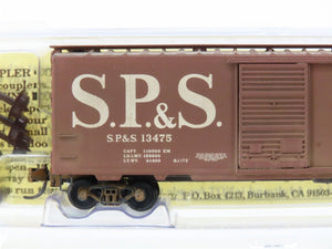 N Scale Deluxe 142403 SPS Spokane Portland Seattle 40' Boxcar #13475 Weathered