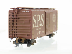 N Scale Deluxe 142403 SPS Spokane Portland Seattle 40' Boxcar #13475 Weathered
