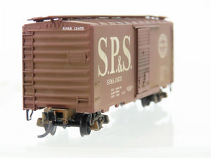 N Scale Deluxe 142403 SPS Spokane Portland Seattle 40' Boxcar #13475 Weathered