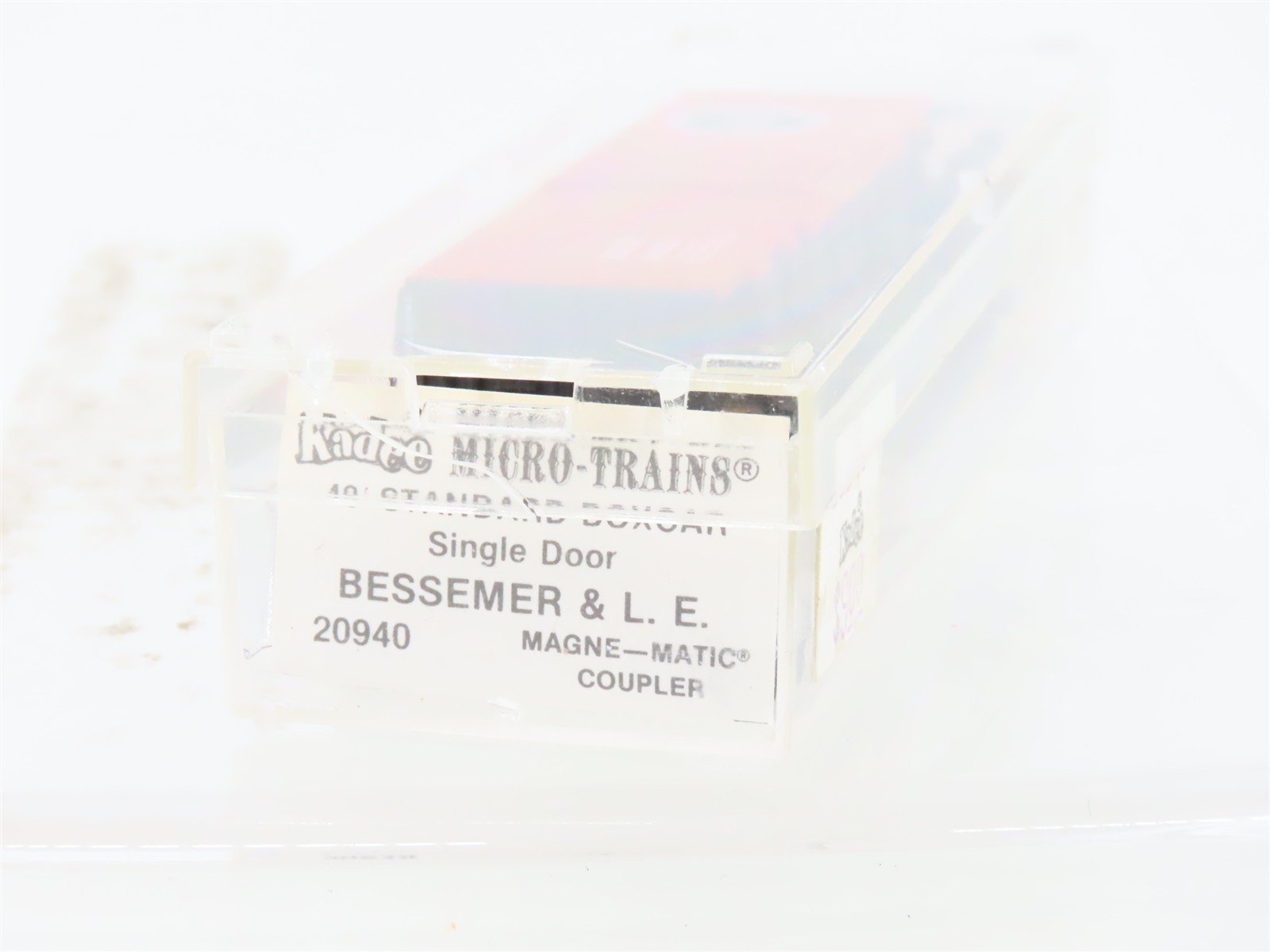 N Scale Micro-Trains/Kadee 20940 B&LE Railway 40' Boxcar #81025 Weathered