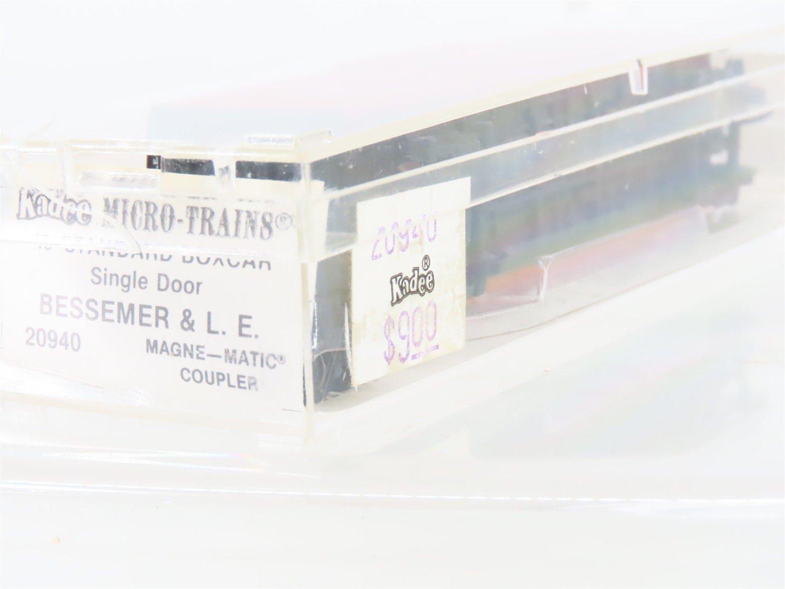 N Scale Micro-Trains/Kadee 20940 B&LE Railway 40' Boxcar #81025 Weathered