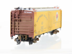N Scale Micro-Trains MTL 59590 NP Northern Pacific 40' Reefer #91039 Weathered