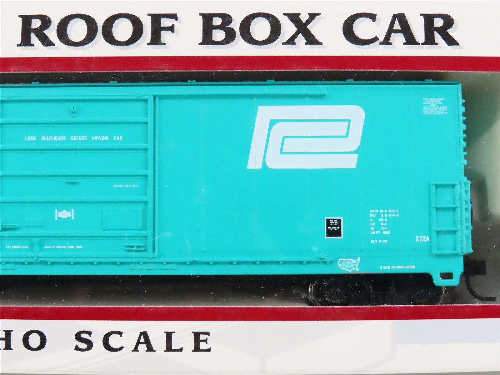 HO Scale PROTO 1000 23943 PC Penn Central 50' Single Door Box Car #229258